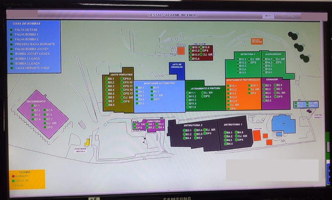 Atualização de Sistema de Alarme de Incêndio