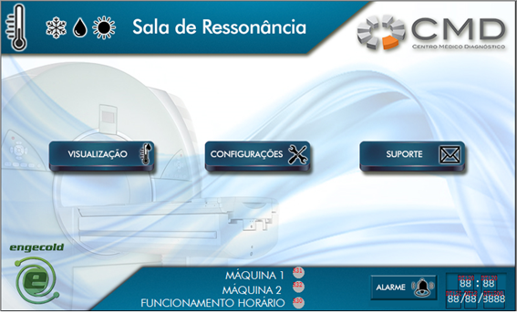 Controle de Temperatura e Umidade para Sala de Exames de Ressonância Magnética